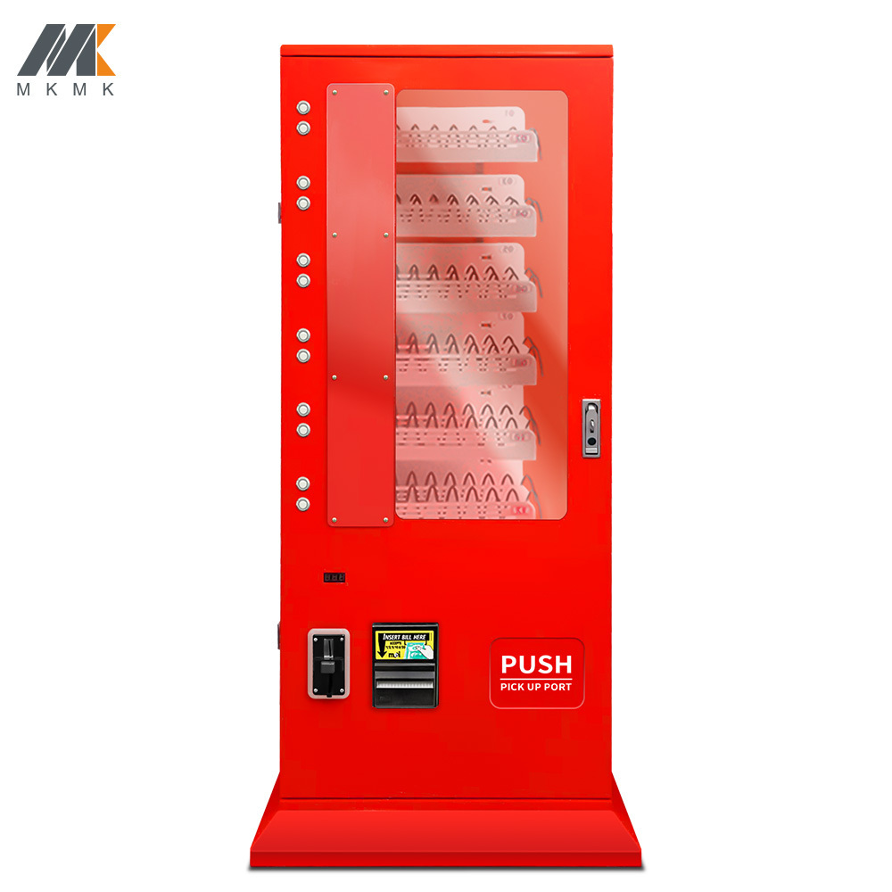 Anti-theft slim vending machine Accept OEM customization 24 hours sales of cigarettes tobacco oil bar installation