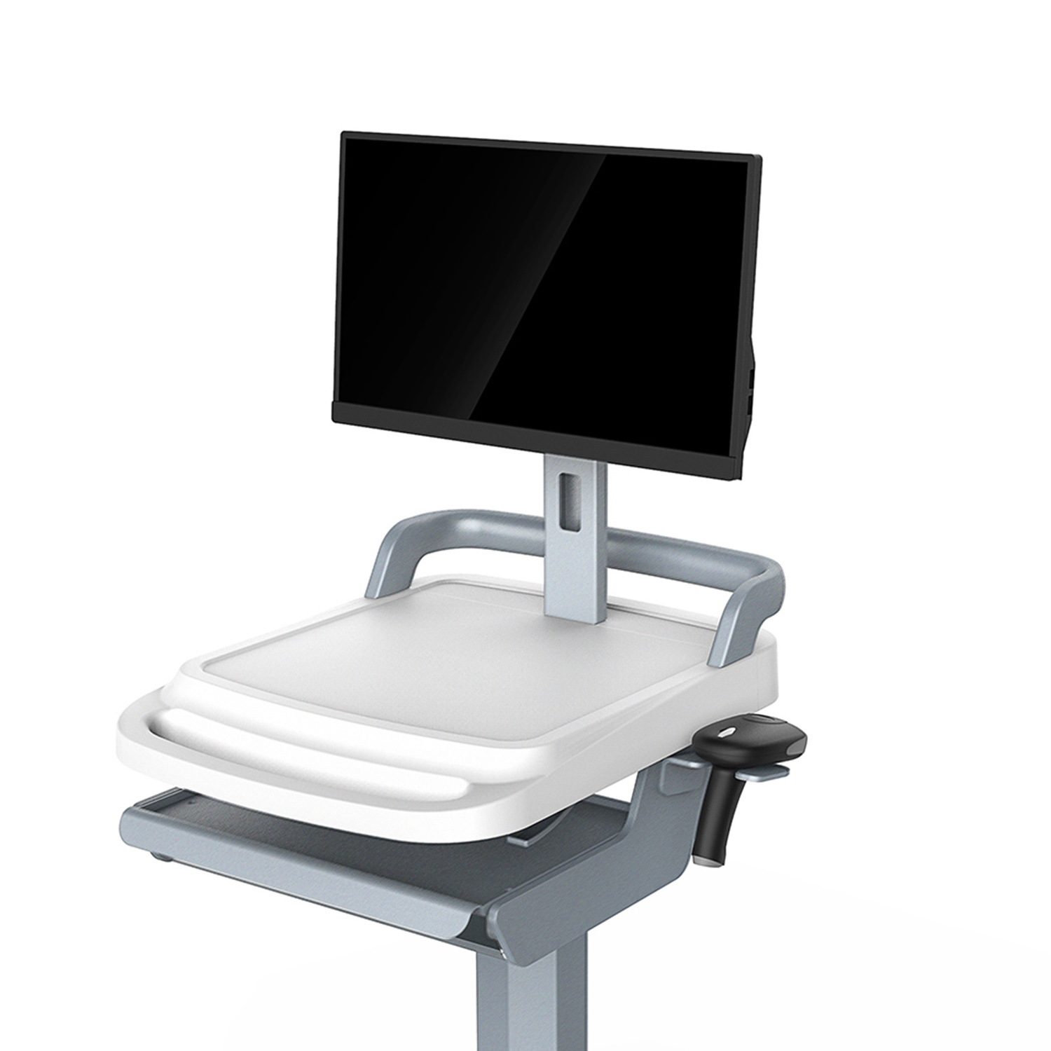 Good quality monitor stand stainless steel cart with drawer Ultrasonic cart trolley for hospital