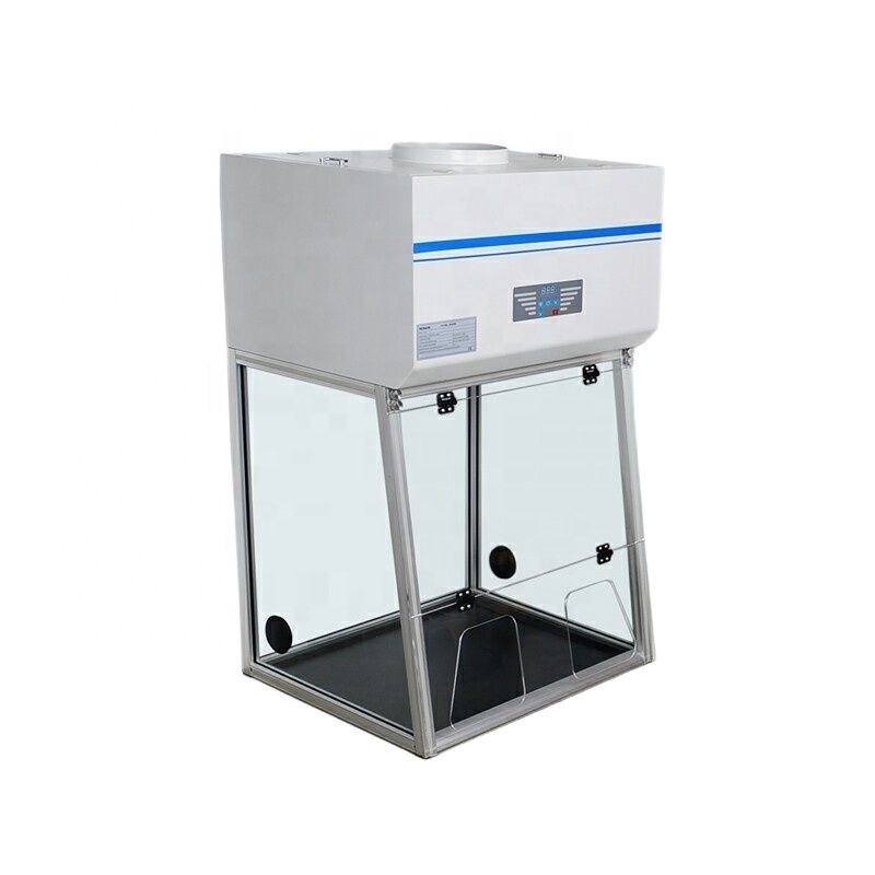 Lab equipment Mini size desktop laminar flow cabinet Tabletop Positive Pressure Compounding Hood for PCR Laboratory