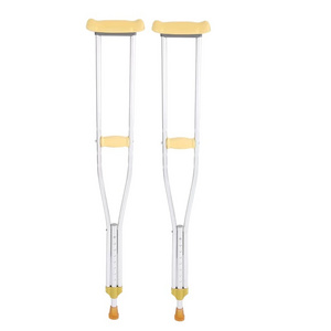 Disability rehabilitation medical aluminum type adjustable axillary crutches for elder and older