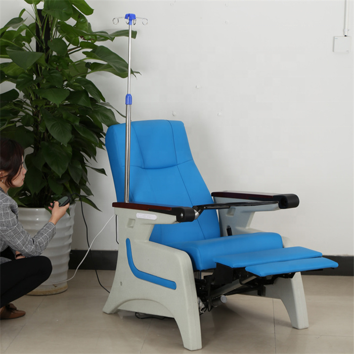 Factory Direct Sale Multi-functional Electric IV Infusion Chair Companion Chair Bed in Hospital