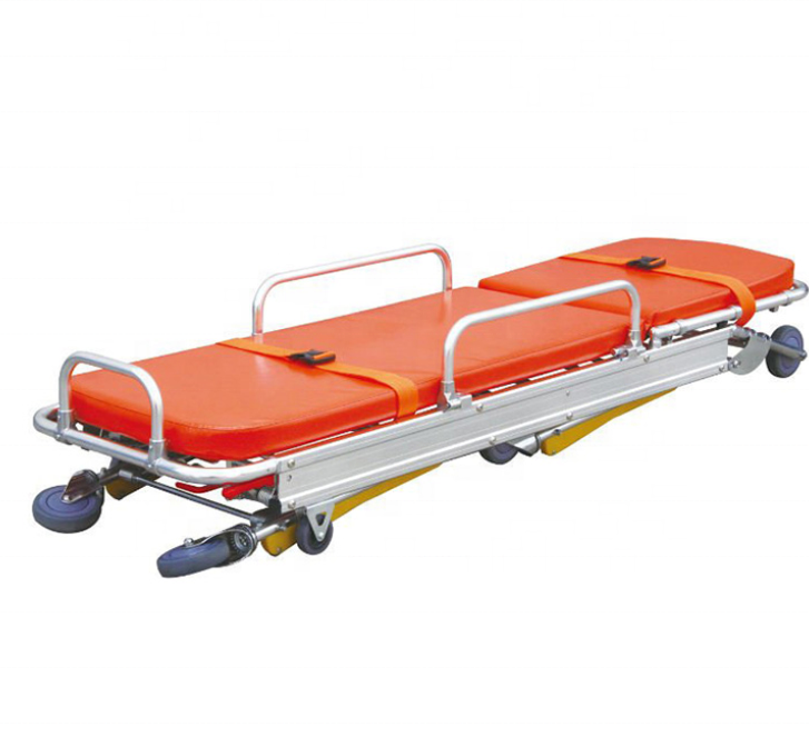 hot sale aluminum alloy Hospital Rescue foldable ambulance stretcher for emergency use