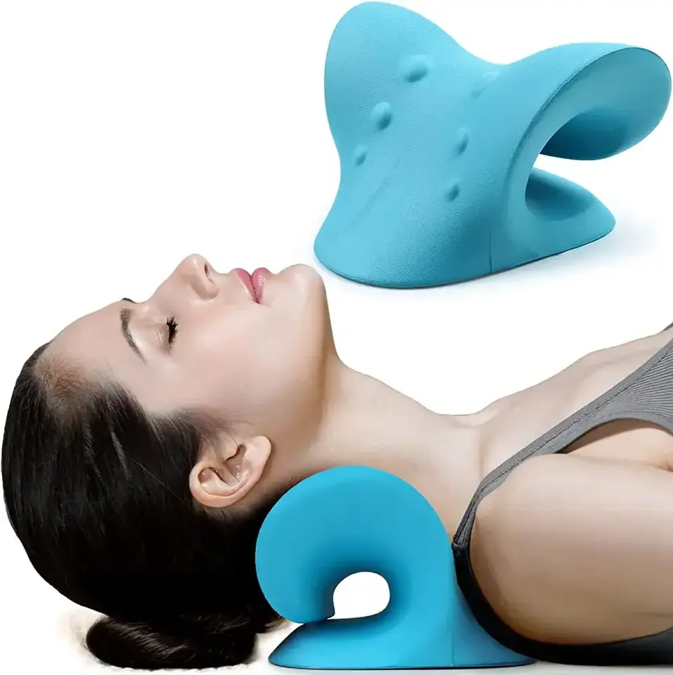 Cervical Traction Device for Neck Pain Relief Neck Stretcher for Pain Relief Neck and Shoulder Relaxer for Cervical Spine