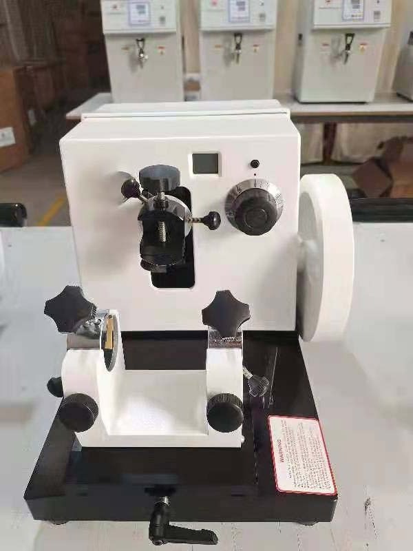 Pathology Equipment KD-202A Microtome Simple Sliding Manual LCD Screen Rotary Microtome with reusable blade