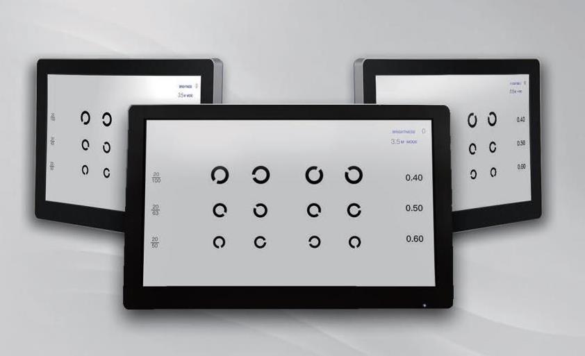 hot sale portable LED screen LINK LCD chart projector examination machine for binocular test with factory cheap price