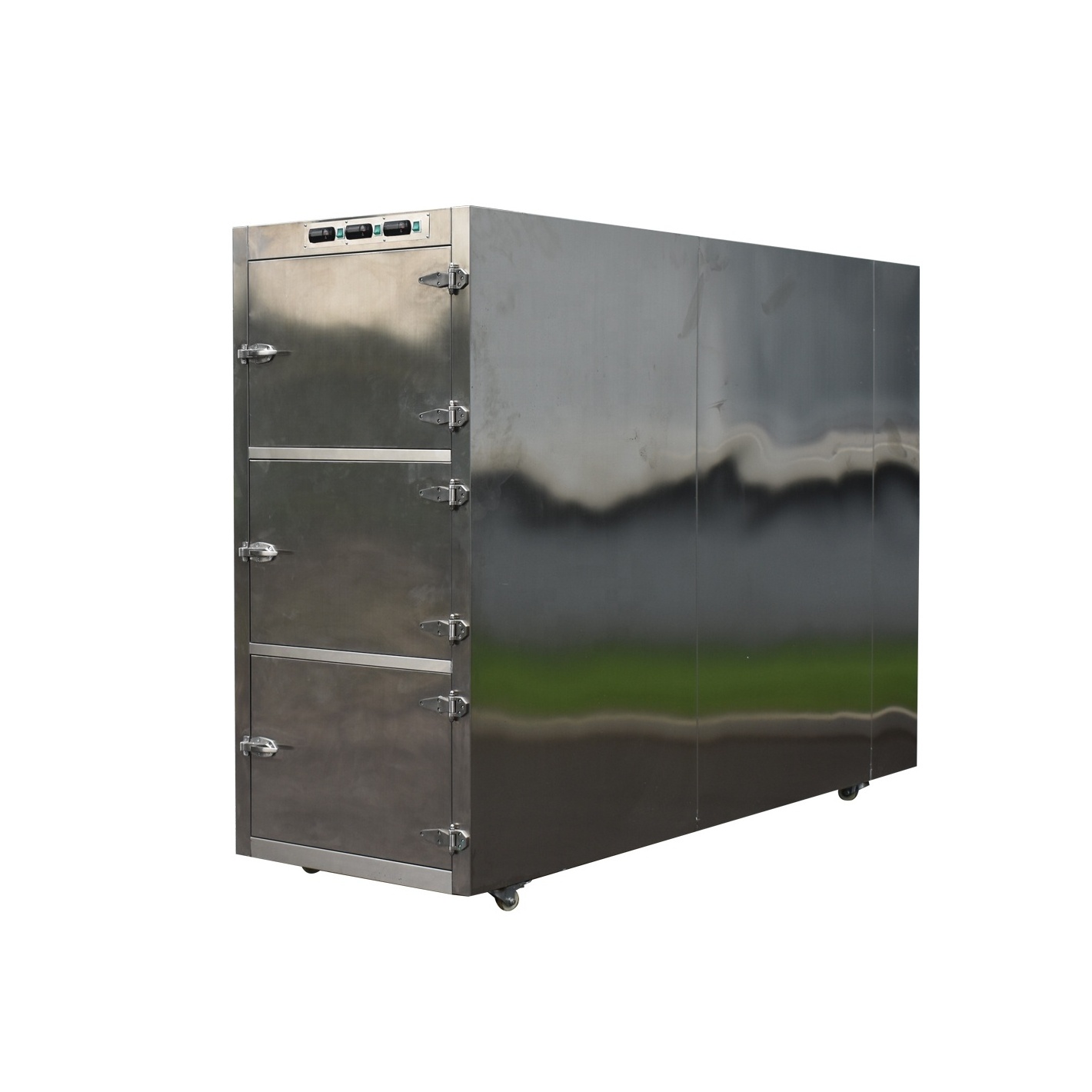 Hot sale 3 6 Drawer Casket Freezer Mortuary Cadaver Bodies Funeral Refrigerator Manufacturers