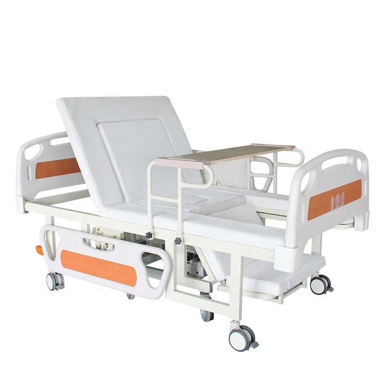 Medical Electric Disabled Elderly Hospital Home Care Nursing Medical Bed With Separate Wheelchair