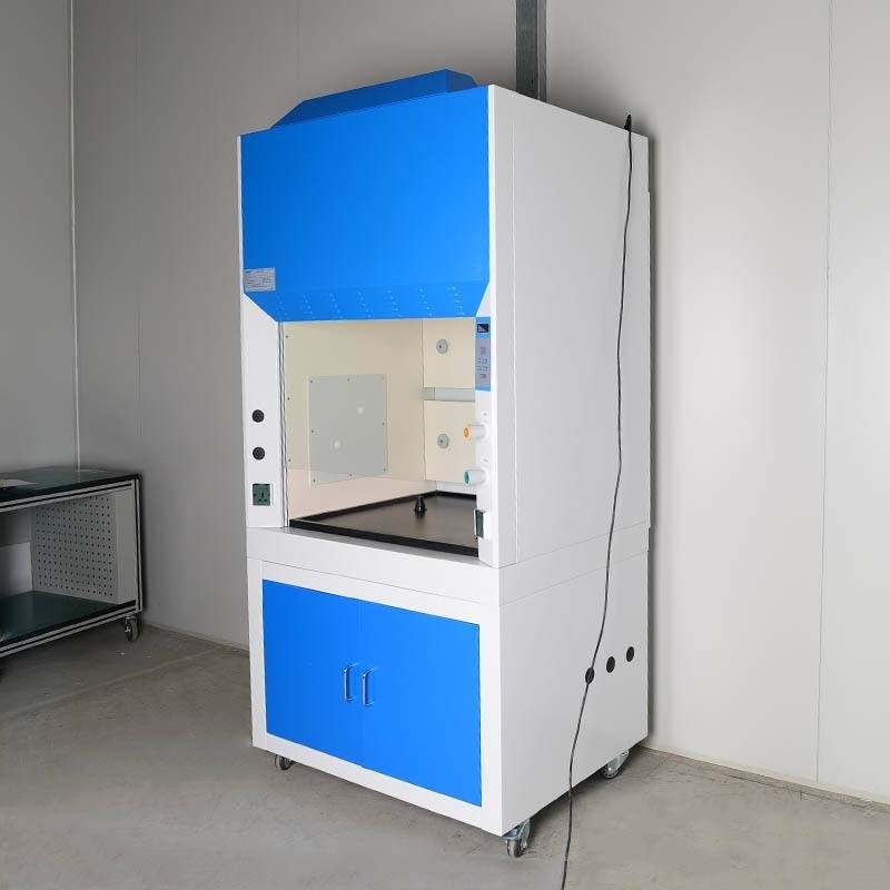 Lab Equipment ducted fume hood Built-in PP blower biological safety cabinet Fume Cupboard with LED Display