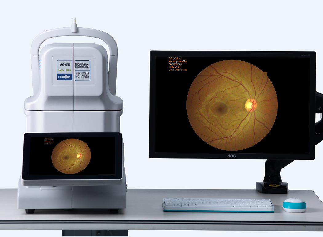 High End Eye Fluorescence Angiography Machine Non-mydriatic Digital Automatic Fundus Camera For Ophthalmic