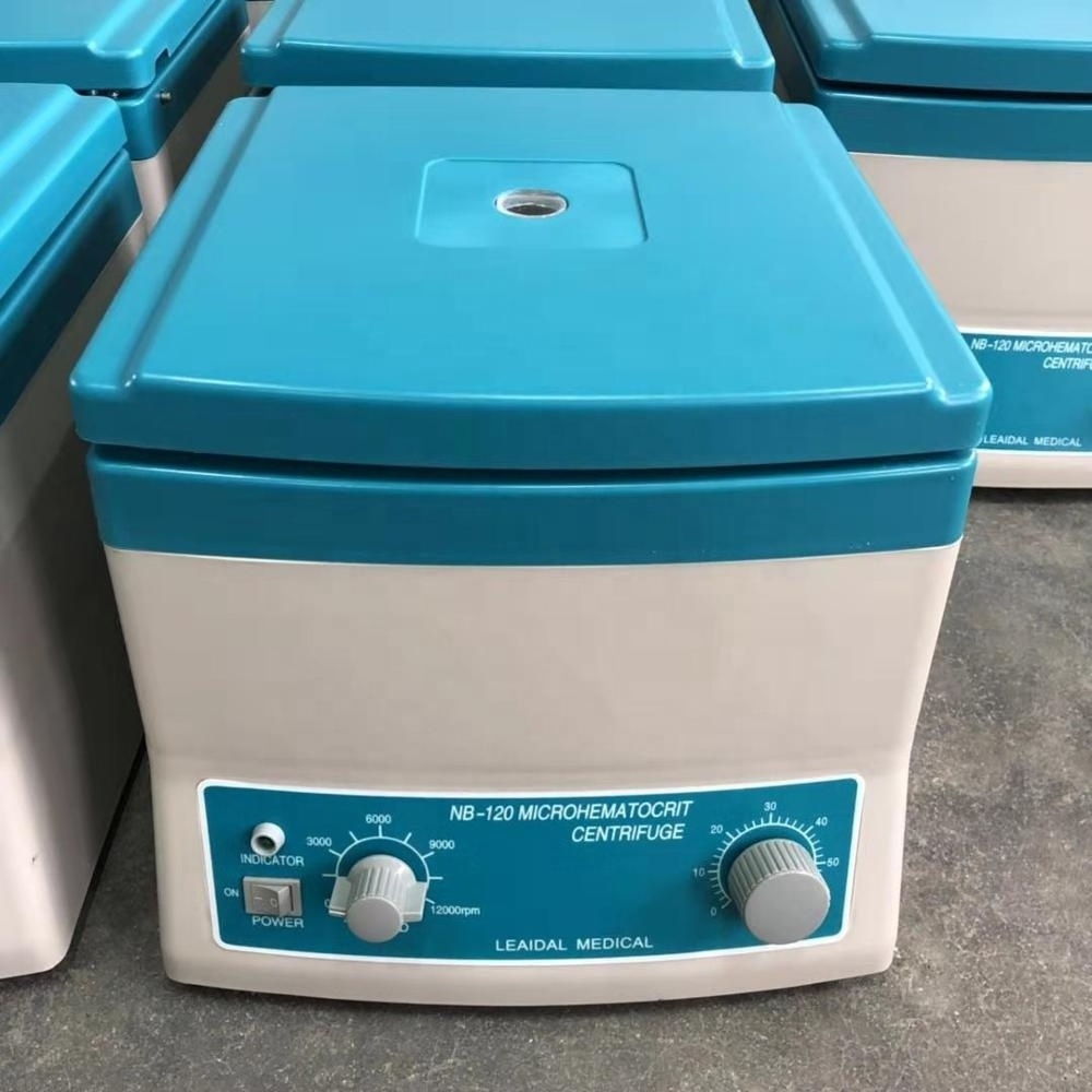 Table Top Blood SH-120 12 24 tubes Micro hematocrit Centrifuge for Lab Use