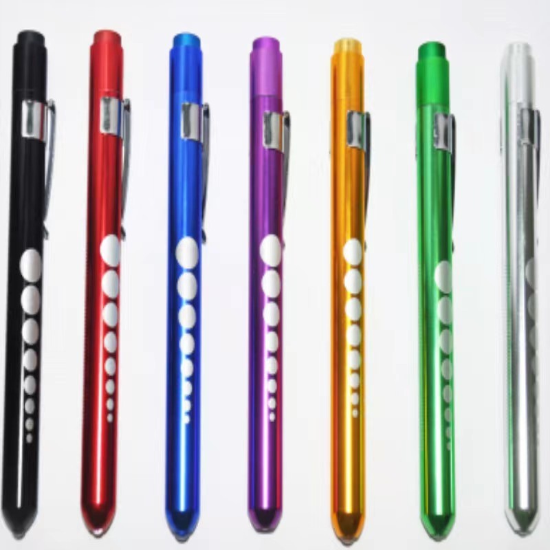 Factory Price OEM Aluminum Alloy Nursing Pen Light Doctor Torch Customized Led Medical Penlight with Pupil Gauge for Nurse