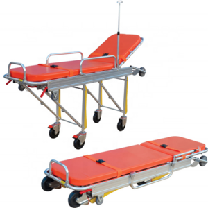 hot sale aluminum alloy Hospital Rescue foldable ambulance stretcher for emergency use