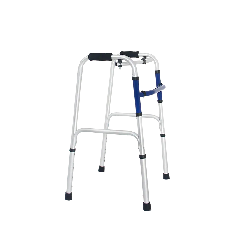 Factory sale aluminum alloy Walking Frame Aluminium Folding Rehabilitation Therapy Supplies Walker