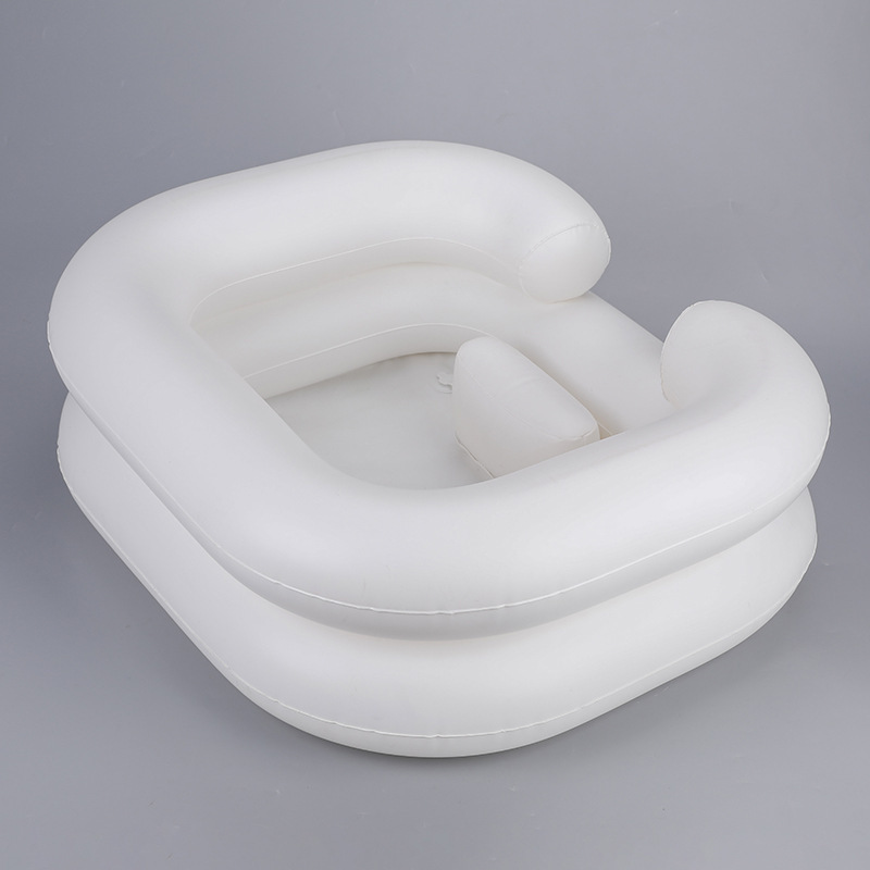 Medical care Portable air inflatable hair washing basin Shampoo Basin for hospital use