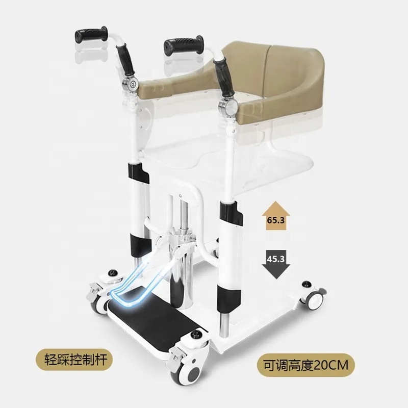 Hydraulic transfer chair Bedridden Disabled Patient Shifter electric  transfer patient lifting transfer chair