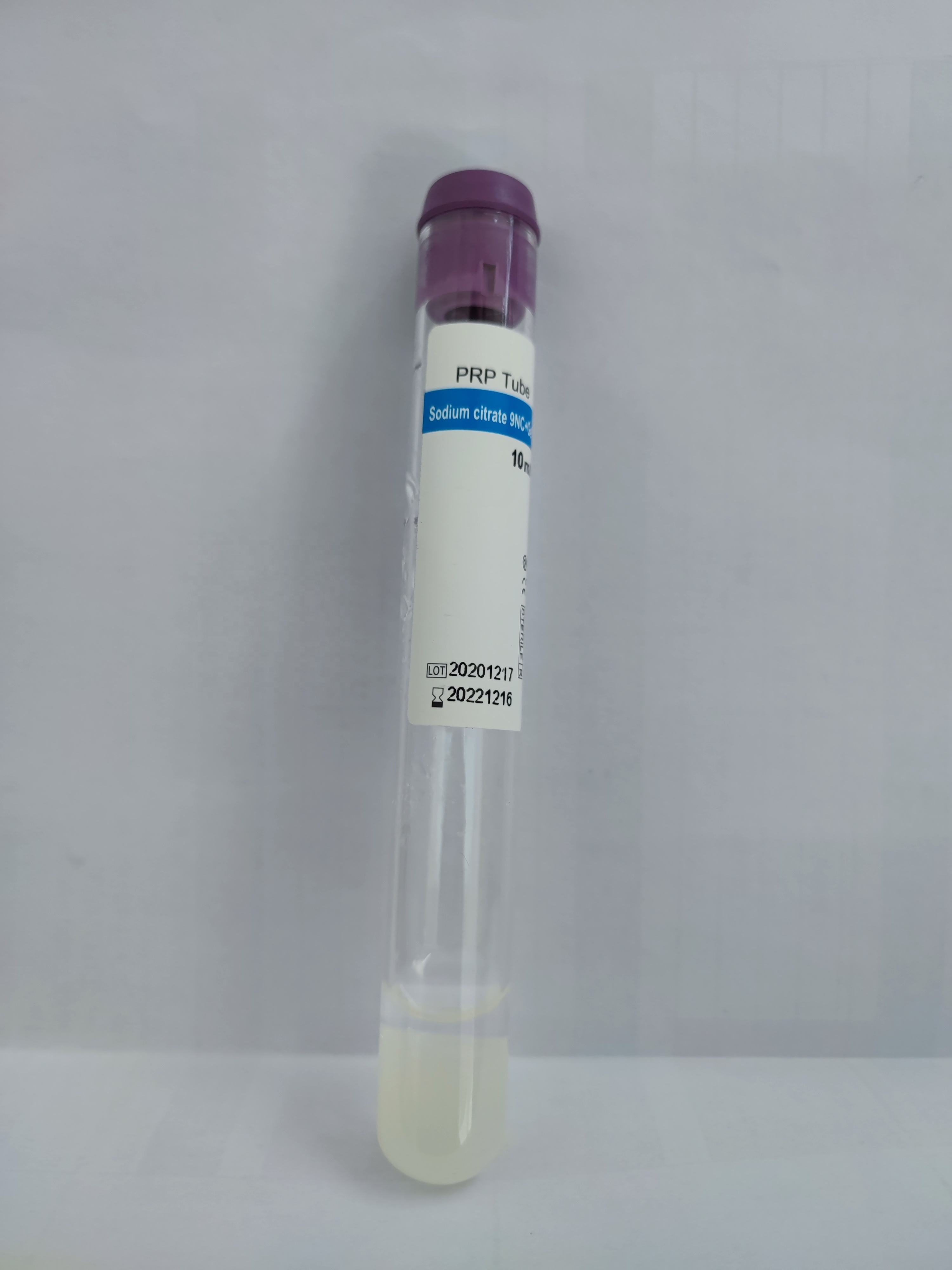 Factory Price Medical PRP kit machine 10ml PRP tube anticoagulant gel blood test tube PRP kit