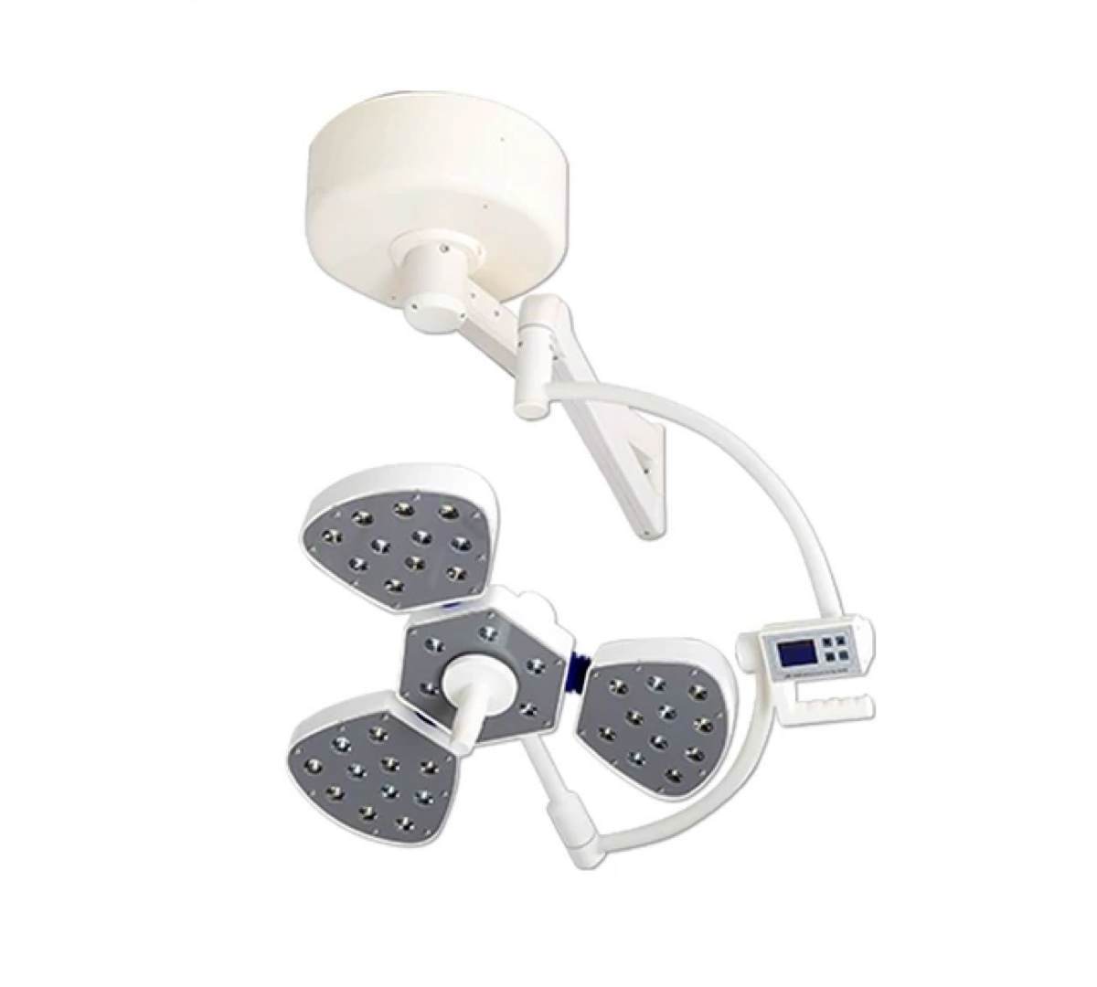 high quality hospital single head three petals 500 3 pearls surgical shadowless light LED ceiling operation lamp for operation