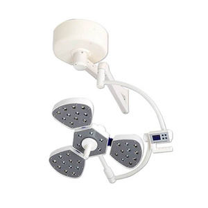 high quality hospital single head three petals 500 3 pearls surgical shadowless light LED ceiling operation lamp for operation