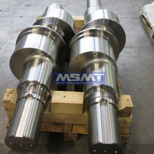 42crmo Large Roller Shaft Mining forging steel eccentric roller main shaft Roller Shaft