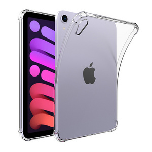 Clear Tablet Case For iPad mini 6 2021 Soft Silicone Protective case mini 2 3 4 5 shockproof TPU Back Cover