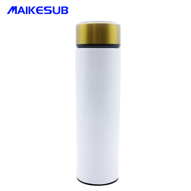 Hot sale stainless steel LED temperature display sports water bottles smart thermos water bottle with reminder to drink water