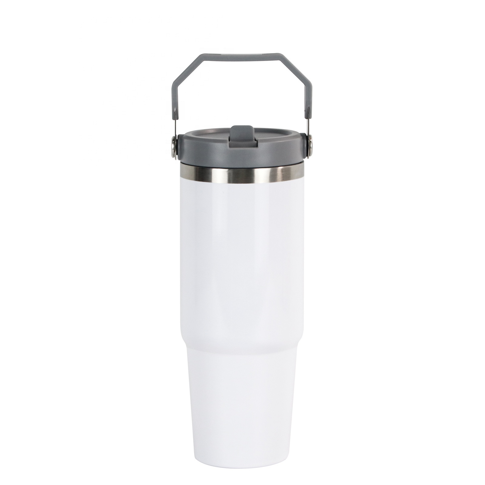 Hot Selling 32 oz blank sublimation tumbler Stainless Steel Coffee Mug Double Wall Vacuum Insulated Tumbler with Handle Lid