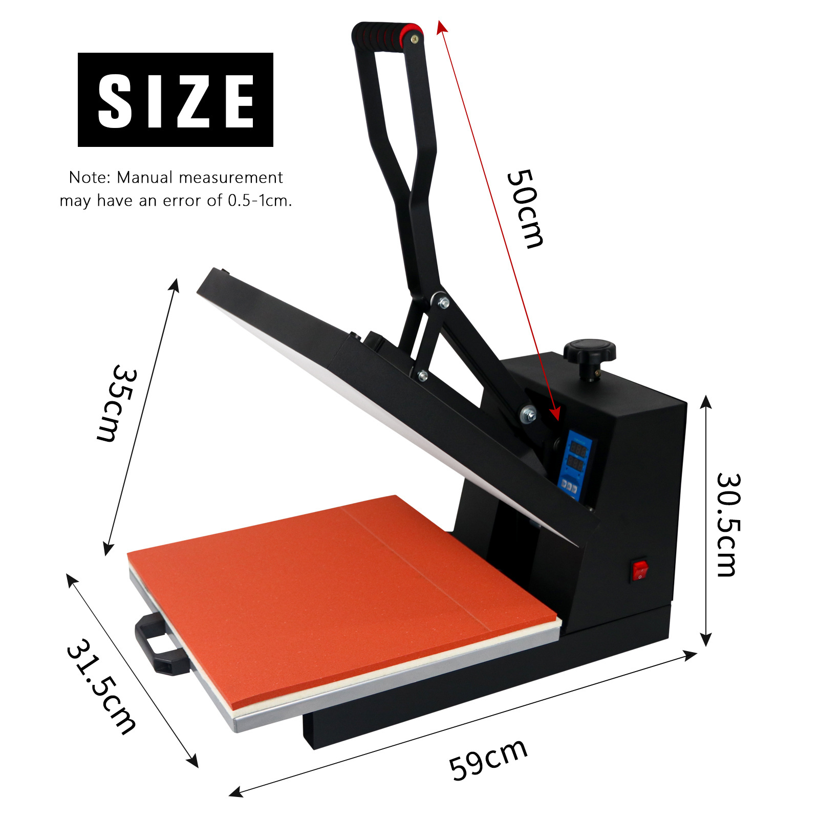 15*15 inch heat press machine for digital t-shirt Factory Supply Best Selling T-Shirt Heat Press Machine cheap t-shirt