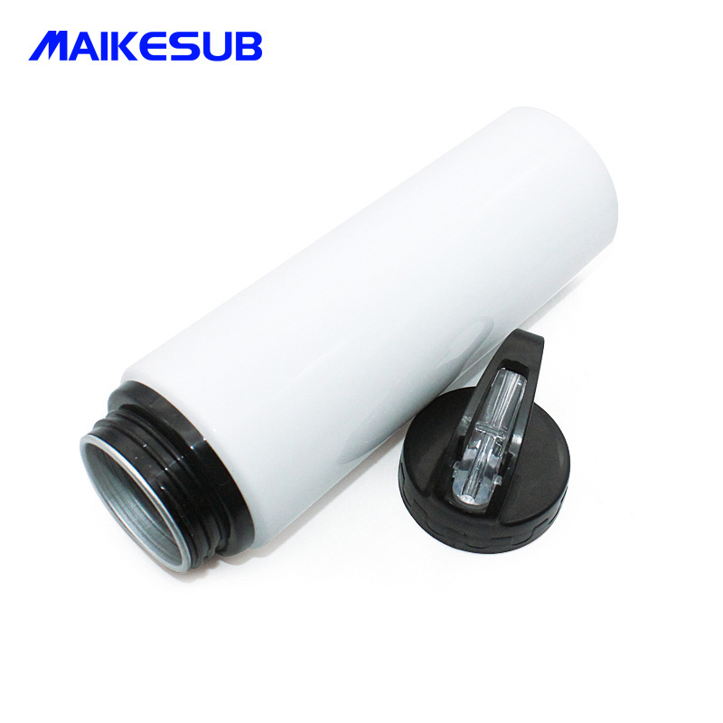 Good quality sublimation 500ml aluminum water bottle and heat transfer printing sports water botter for print logo