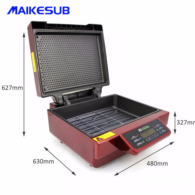 High quality 3D sublimation vacuum heat press machine for printing custom design 3d sublimation machine st-3042