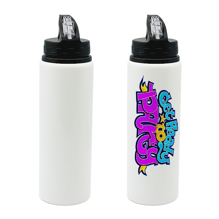 Good quality sublimation 500ml aluminum water bottle and heat transfer printing sports water botter for print logo