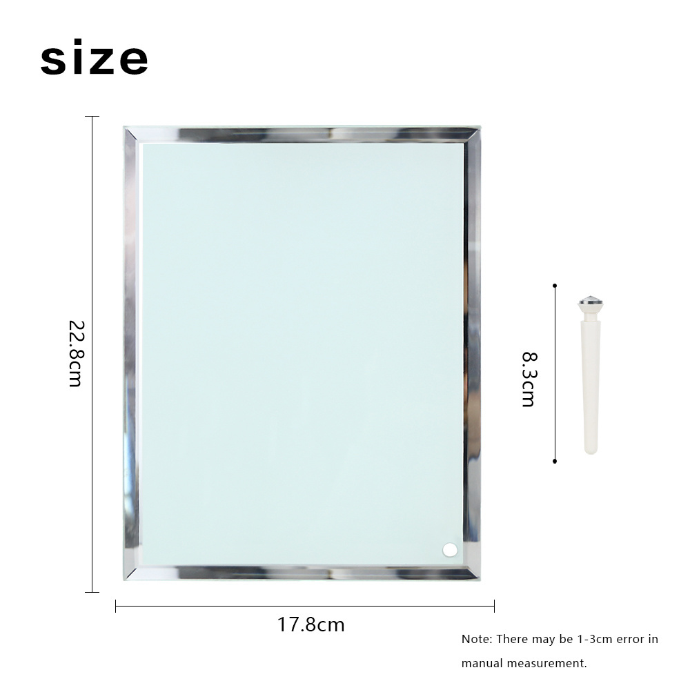 sublimation glass photo frame BL-01 180*230mm custom 3d sublimation glass cube photo frame