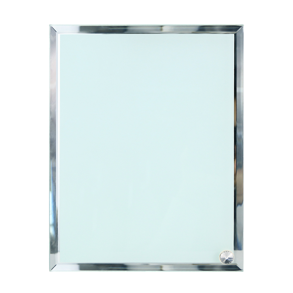 sublimation glass photo frame BL-01 180*230mm custom 3d sublimation glass cube photo frame