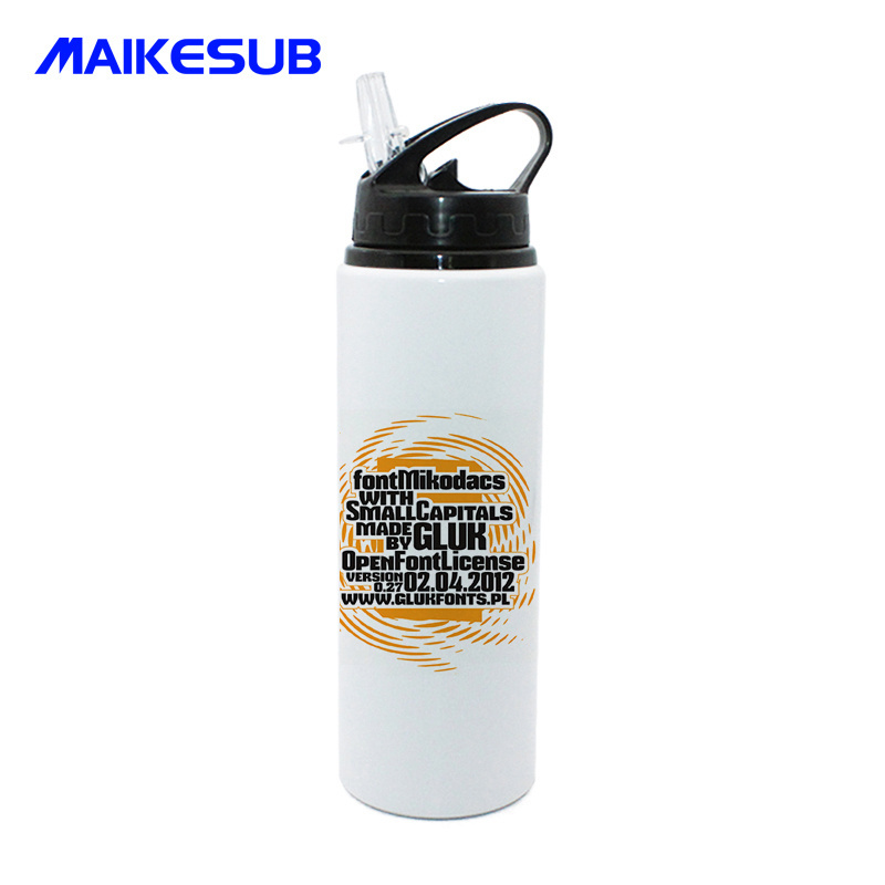 Good quality sublimation 500ml aluminum water bottle and heat transfer printing sports water botter for print logo