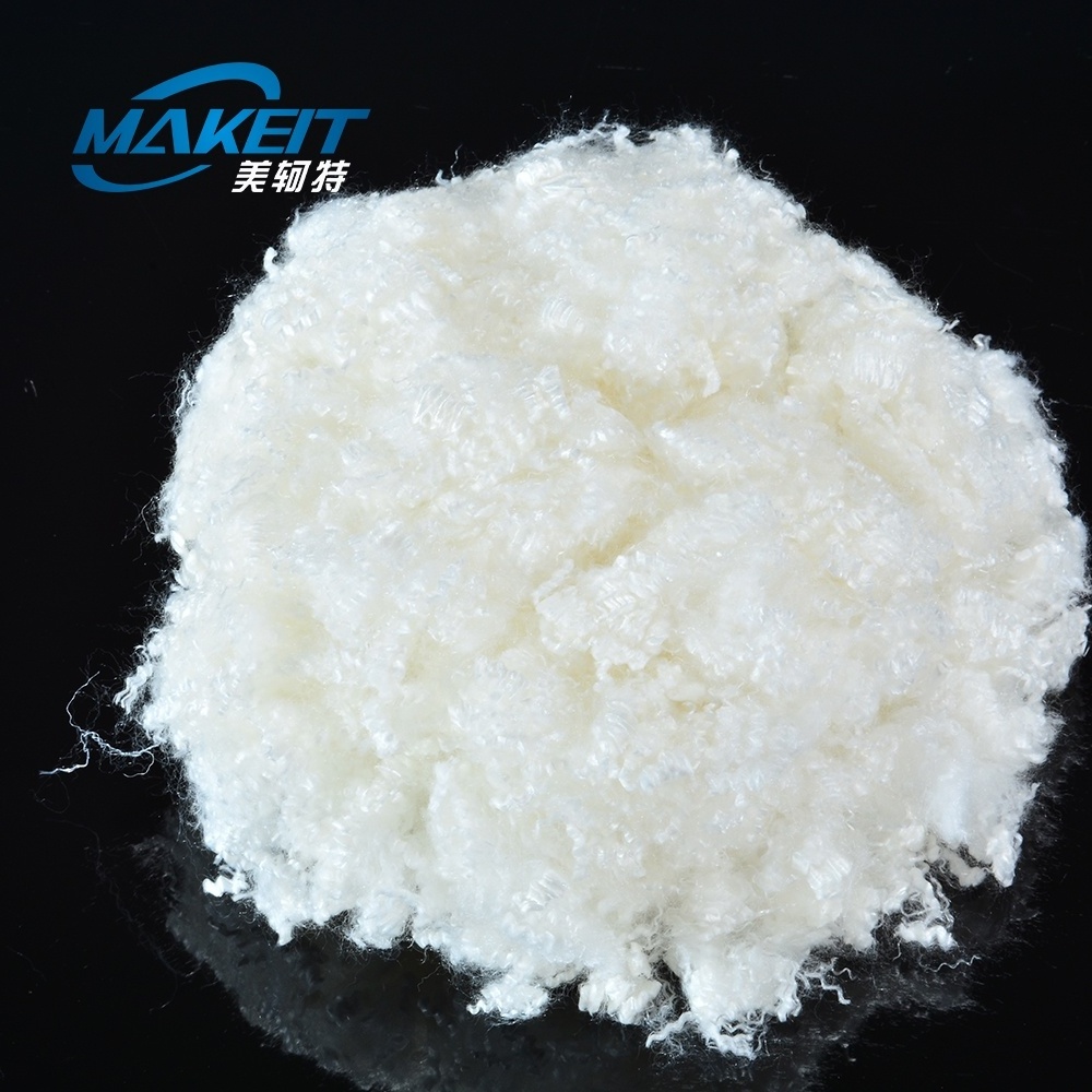 7D Hollow Conjugated Polyester Staple Flame Retardant Fiber PP cotton  Filling for Pillow Pets