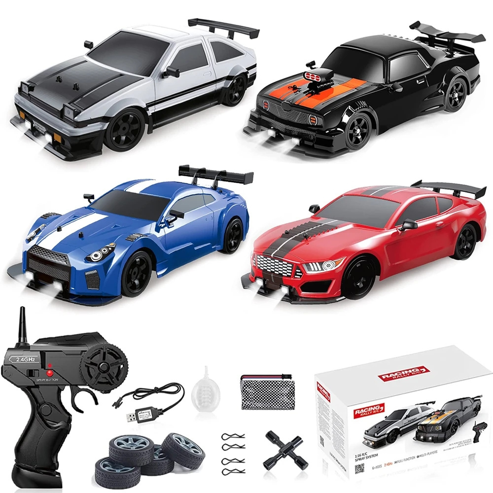 AE86 RC Car Toys 1 16 Remote Control Racing Drift Cars 4WD 18km/h Electric 2.4G Radio Controlled Toy Car Model