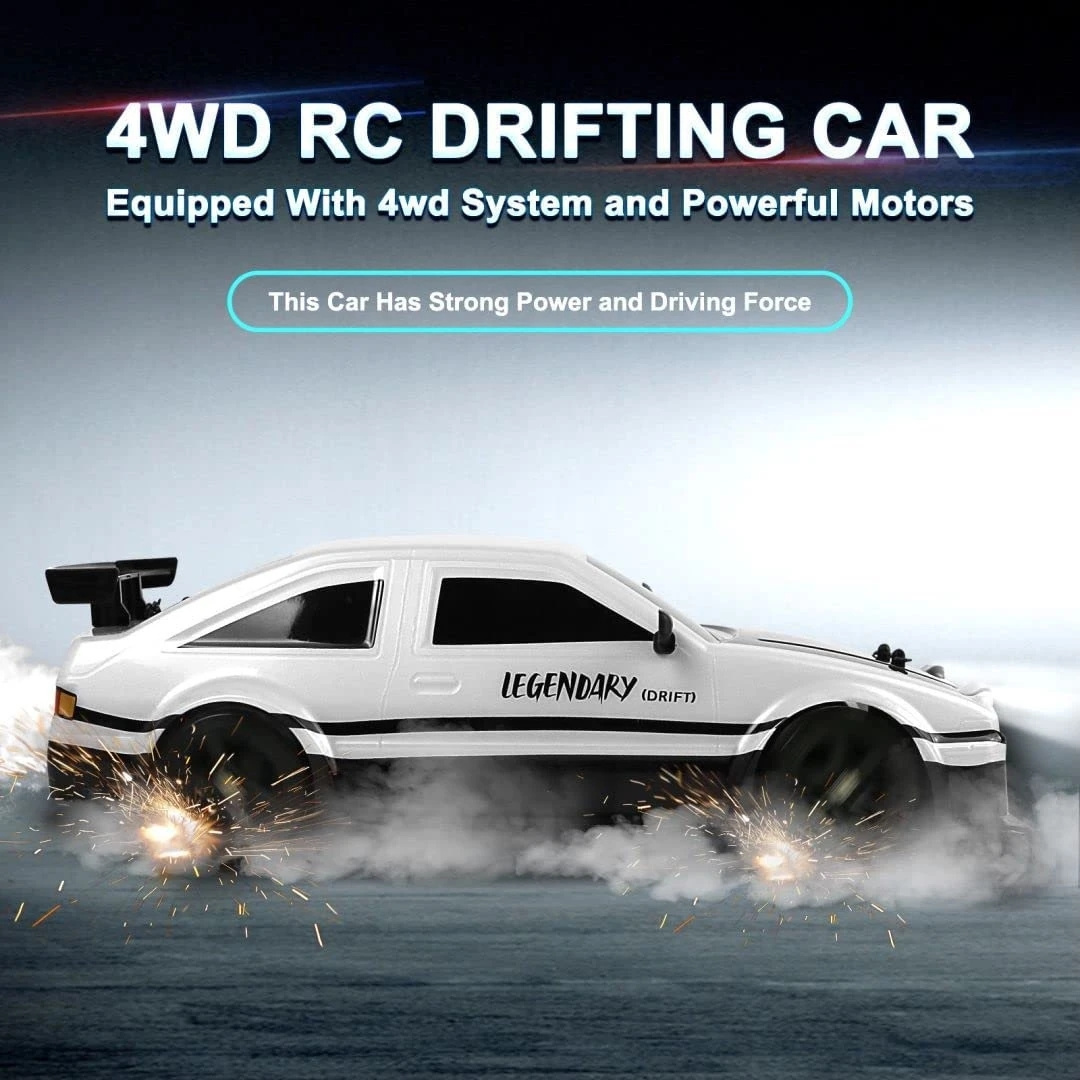 AE86 RC Car Toys 1 16 Remote Control Racing Drift Cars 4WD 18km/h Electric 2.4G Radio Controlled Toy Car Model