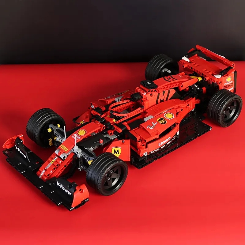 Technical F1 Sports Car Constructor Model Building Kit for Adult Blocks Toys for Boys City Formula 1 Bricks Gifts for Kids