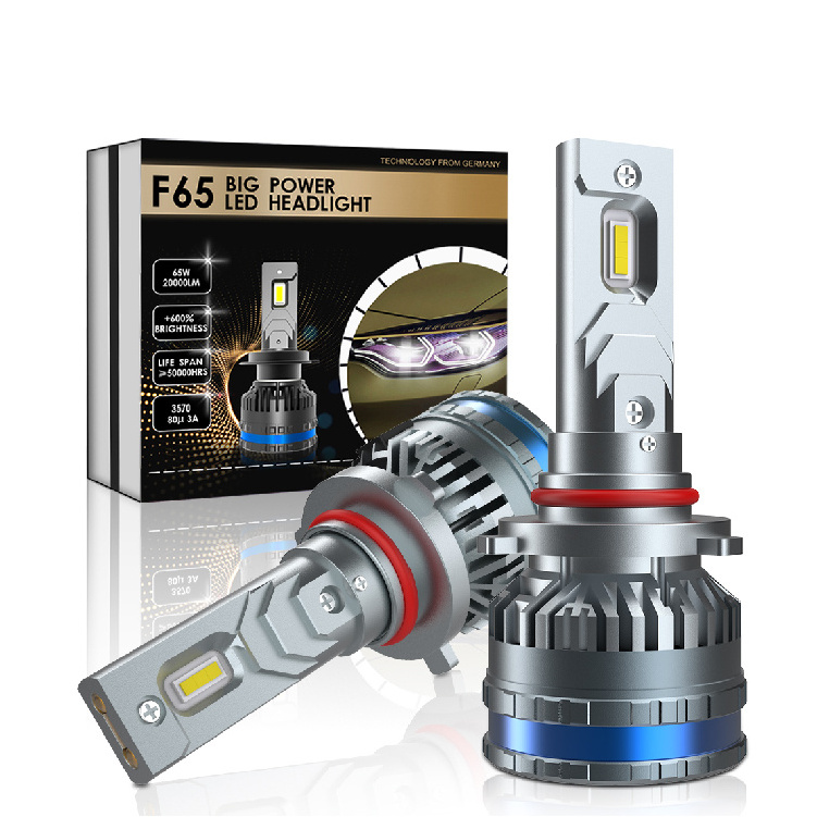 Hot selling F65 led headlight 9005 6000K 40000LM led headlight bulb