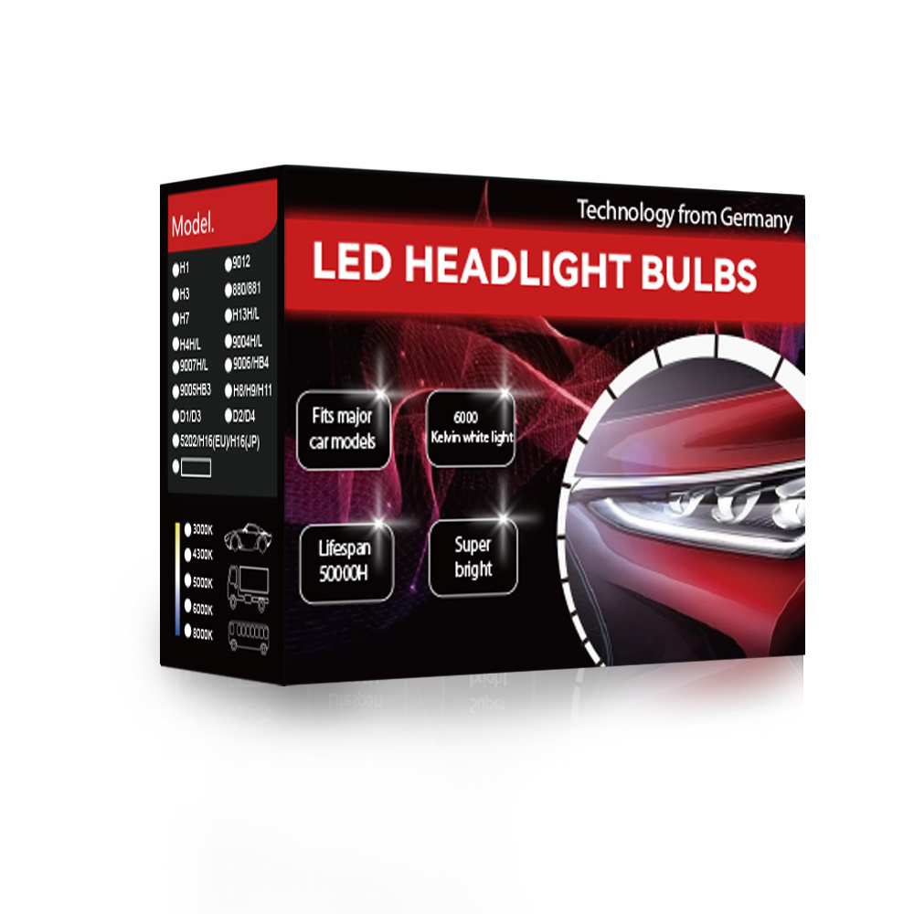 XENPLUS custom chip F35 h1 h4 h7 h11 9006 led 60W 16000LM 6000k fog light car led headlight Bulbs