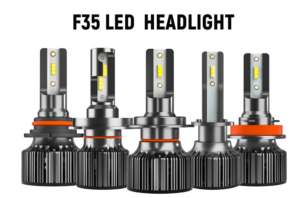 XENPLUS custom chip F35 h1 h4 h7 h11 9006 led 60W 16000LM 6000k fog light car led headlight Bulbs