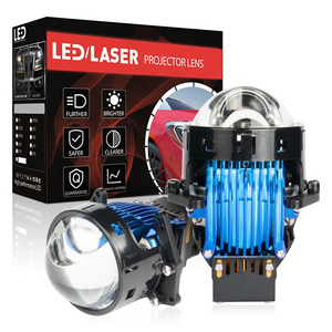 LP32 RHD/LHD led lamp laser logo fog projector light 12V 120W 120W 40000LM 6500K  bi led projector lens