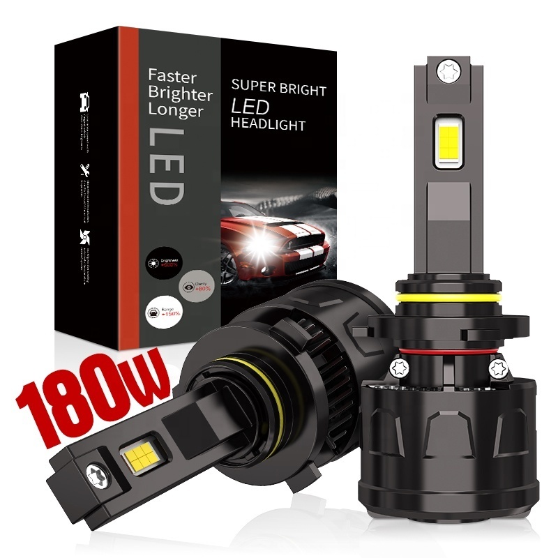 XENPLUS CA4 180W 45000LM 6500K H1 H4 H7 H11 9005 9006 9012 Super Bright LED Headlights H7 Headlight Bulb