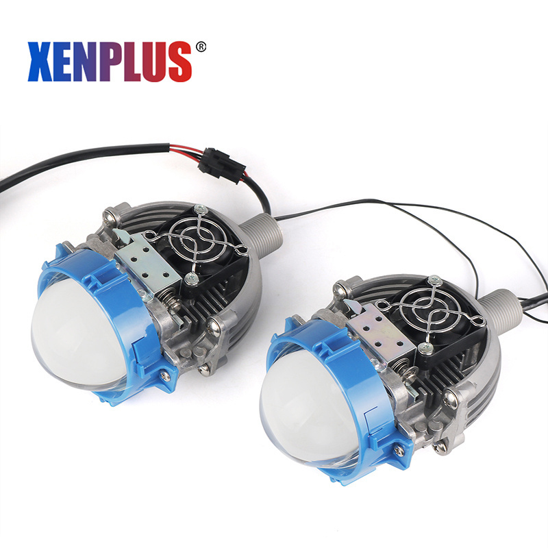 Xenplus 2.5 Inches Xenon H7 H11 360 Degree Projector BI Kit Retrofit 12V 35W 5500K MINI LED Projector Lens