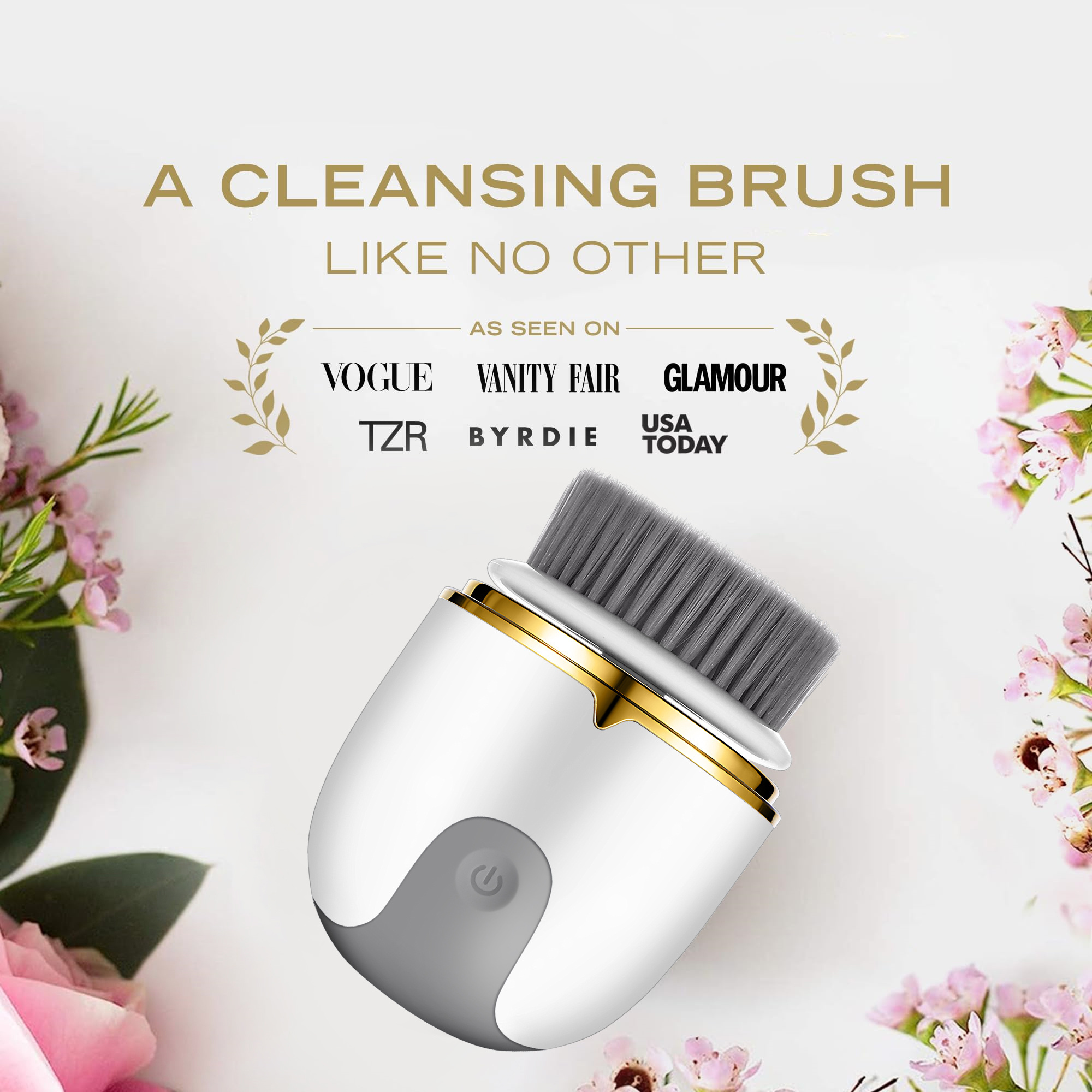 2024 Portable Skin Care Device Waterproof Soft Face Washing Brush Facial Massager Electric Deep Cleansing Brush