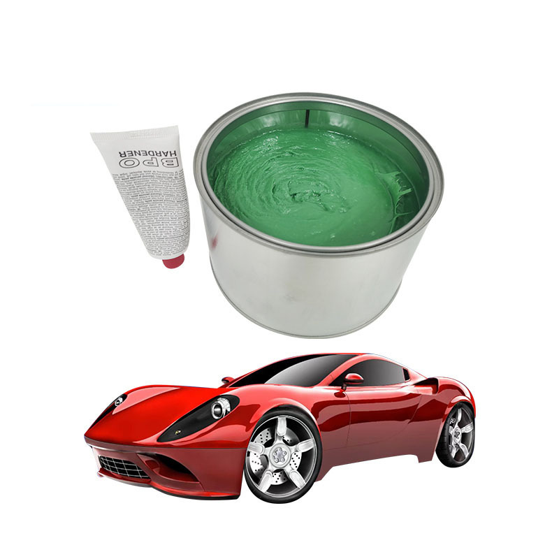 High Adhesive Strength Body Filler Polyester Automotive Fiberglass Putty For Car Paint Repair