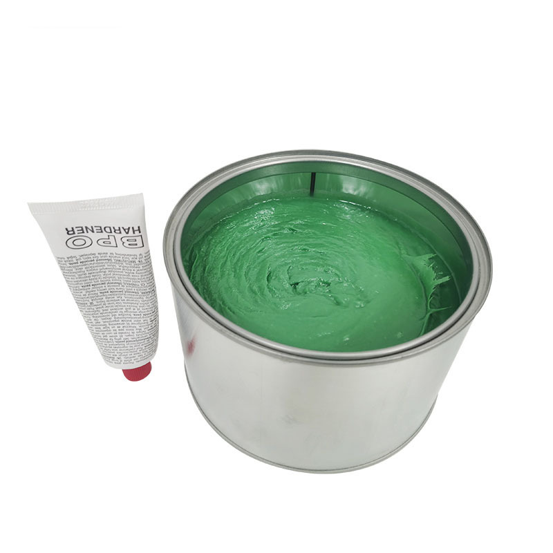 Wholesale Protective Automotive Polyester Green Fiberglass Putty Auto Body Filler