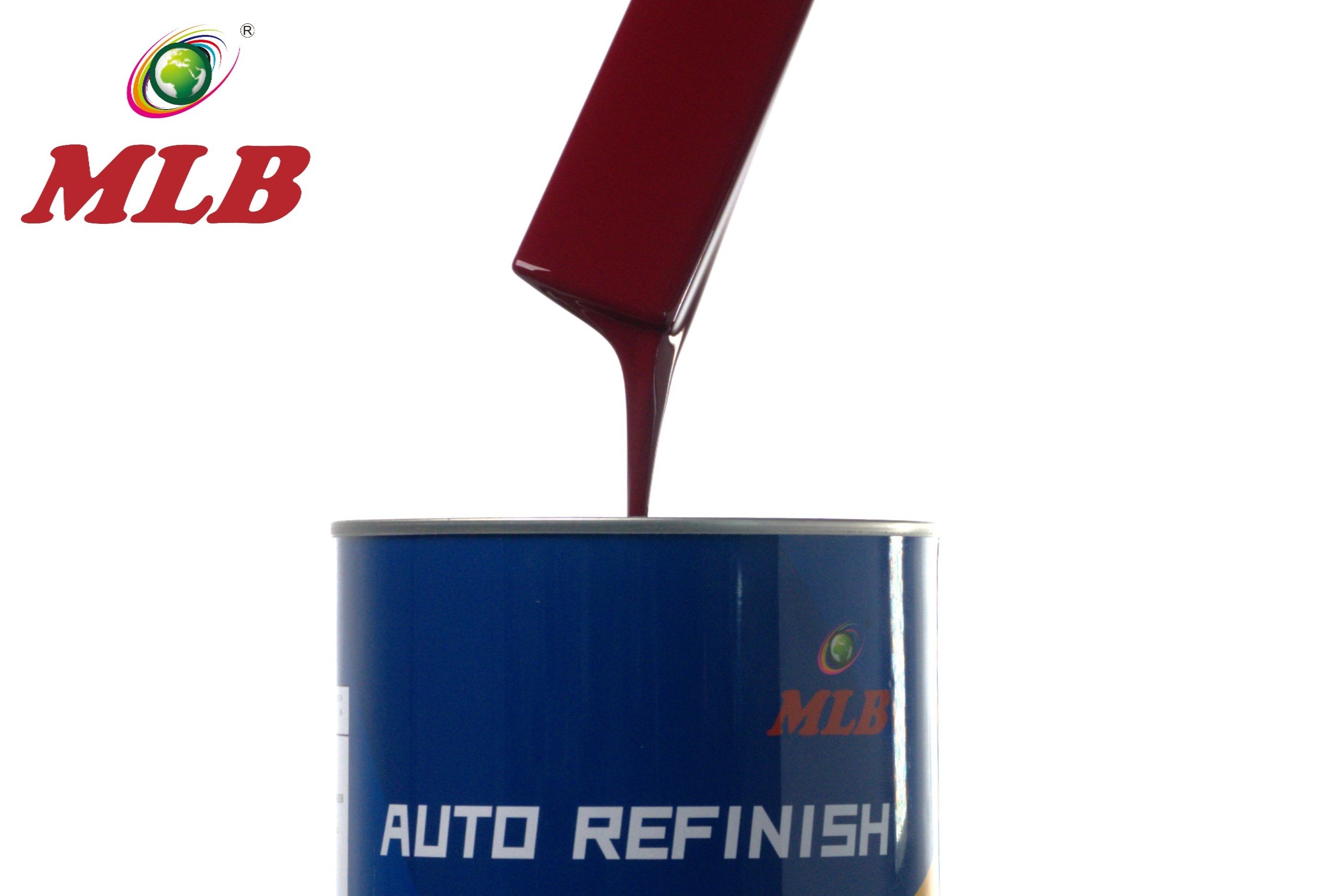 124 1K Bright Red Automotive Acrylic resin 1K Car Paint Pearl Basecoat Auto Paint refinish