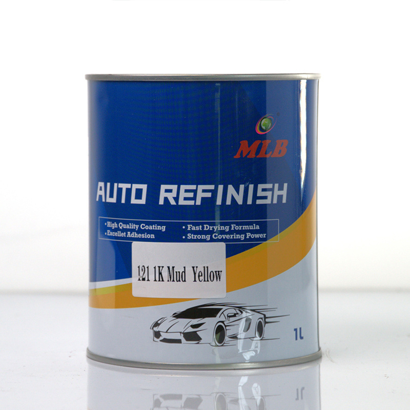 High Performance Automotive Refinish Paint Metallic Colors Auto body Repair Car Paint Supplier 1k 2k Mud Yellow