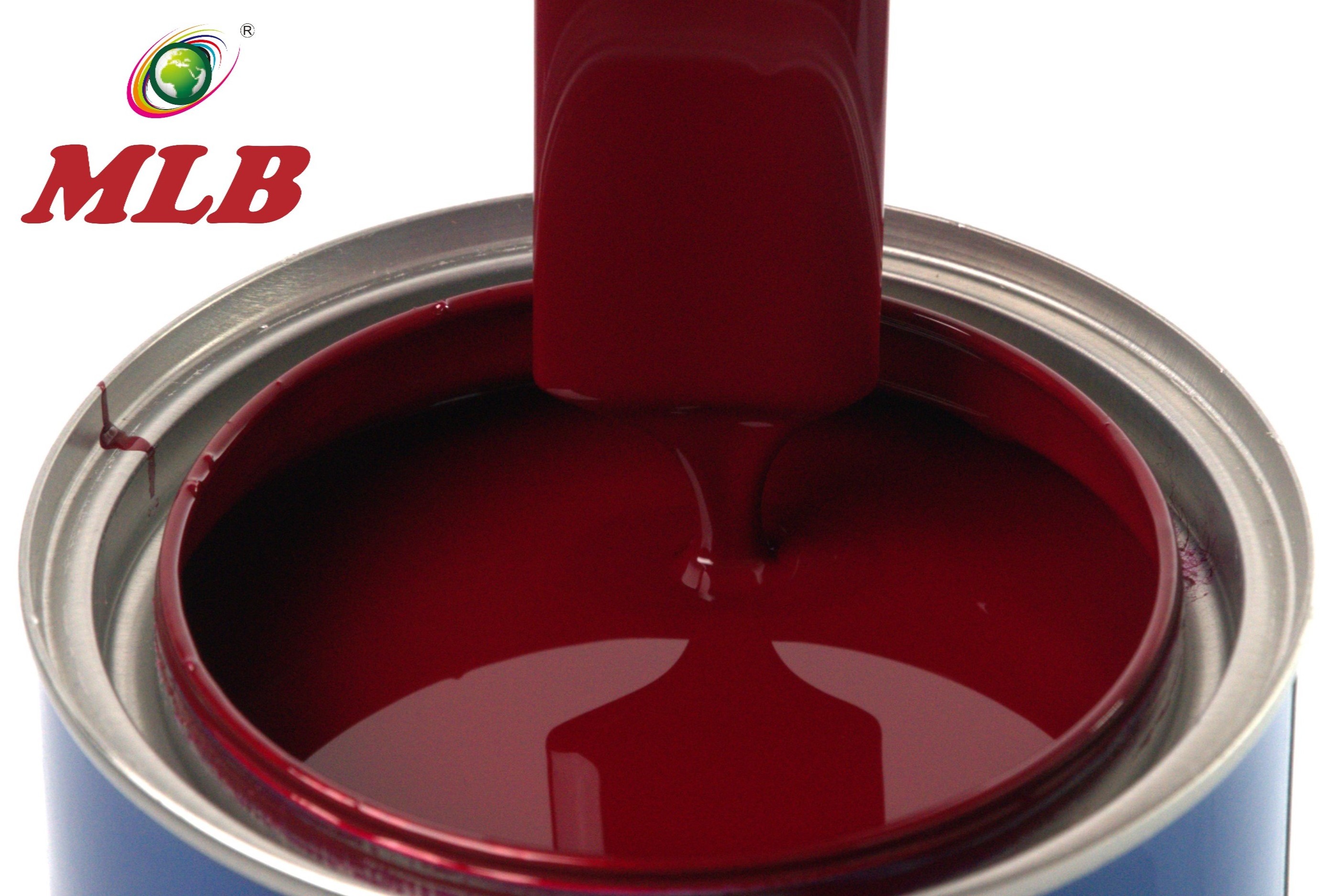 124 1K Bright Red Automotive Acrylic resin 1K Car Paint Pearl Basecoat Auto Paint refinish