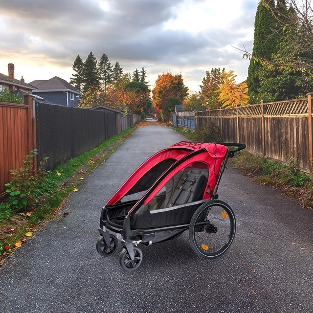 Bike Tow Trailer For walking in the park